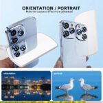 ⁦Miroir de Réflexion pour Caméra Arrière compatible avec tout les smartphones - مرآة تصوير عاكسة⁩ - الصورة ⁦4⁩