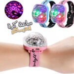 Montre Disco Ball Lumineuse avec ventouse rechargeable - ساعة كرة ديسكو مضيئة قابلة لإعادة الشحن