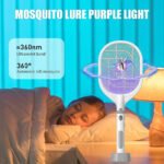 ⁦Tapette à mouches électrique 2 en 1 rechargeable par USB LTD638 - صاعق الناموس⁩ - الصورة ⁦6⁩