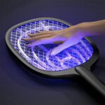 ⁦Tapette à mouches électrique 2 en 1 rechargeable par USB LTD648 - صاعق الناموس⁩ - الصورة ⁦3⁩