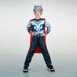 ⁦Tenue de Deguisement Muscle Thor Pour Enfants⁩ - الصورة ⁦4⁩