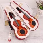 ⁦Boîte à Musique Vintage avec Déesse Rotative et Mécanisme de Violon – صندوق موسيقى مع آلية كمان⁩ - الصورة ⁦5⁩