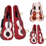 ⁦Boîte à Musique Vintage avec Déesse Rotative et Mécanisme de Violon – صندوق موسيقى مع آلية كمان⁩ - الصورة ⁦3⁩