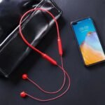 ⁦Écouteurs intra-auriculaires avec bluetooth, tour de cou sans fil étanche, couleur orange DUNTH DU-B282⁩ - الصورة ⁦4⁩