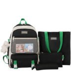 ⁦Ensemble de sacs d’école Kawai pour adolescents 4Pcs V3 CLBD Noir – محفظة 4 قطع كاواي أسود⁩ - الصورة ⁦4⁩