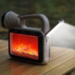 ⁦lampe de camping solaire LED à flamme d'atmosphère multifonction charge USB et Power-bank⁩ - الصورة ⁦5⁩