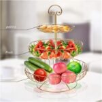 ⁦Panier à Fruits en Métal à 3 Niveaux – سلة فواكه معدنية بثلاث طبقات⁩ - الصورة ⁦4⁩