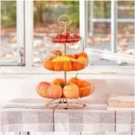 ⁦Panier à Fruits en Métal à 3 Niveaux – سلة فواكه معدنية بثلاث طبقات⁩ - الصورة ⁦3⁩