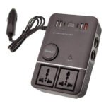 ⁦Onduleur de voiture USB Type-C Olesson 1661 220V/200W - محول التيار الكهربائي في السيارة⁩ - الصورة ⁦3⁩