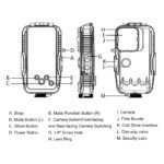 ⁦Étui de plongée étanche PULUZ 40m pour iPhone 16/15/14/13/12/11 Pro Max - حافظة هاتف إحترافية تحت الماء⁩ - الصورة ⁦2⁩