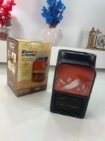 ⁦Chauffage Électrique Portable avec Effet Flamme 3D – مدفأة كهربائية محمولة بتأثير اللهب ثلاثي الأبعاد⁩ - الصورة ⁦2⁩