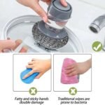 ⁦Brosse à Main avec Distributeur de Savon pour Cuisine – فرشاة يدوية بموزع صابون للمطبخ⁩ - الصورة ⁦4⁩