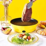 ⁦Tadjine et Grille antiadhésive barbecue électrique 26cm⁩ - الصورة ⁦3⁩