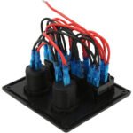 ⁦Panneau de commande 12-24V à 4 Interrupteur  – لوحة تحكم⁩ - الصورة ⁦3⁩