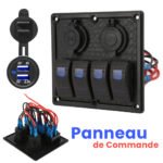 Panneau de commande 12-24V à 4 Interrupteur  – لوحة تحكم