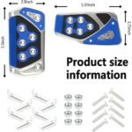 ⁦Kit de Couvre-Pédales Antidérapants pour Voiture Boite Manual – أغطية دواسات السيارة غير القابلة للانزلاق⁩ - الصورة ⁦6⁩