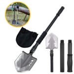 Pelle en ‎acier à haute teneur en carbone avec 3 Combinaisons de Longueur et outil de mesure - مجرفة متعددة الإستعمالات