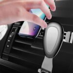 ⁦Support de téléphone portable en ABS et l'alliage d'aluminium - حامل هواتف في السيارة 2في1⁩ - الصورة ⁦2⁩