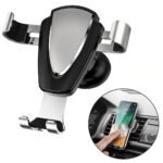 Support de téléphone portable en ABS et l'alliage d'aluminium - حامل هواتف في السيارة 2في1