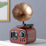 ⁦Boîte à musique rétro en bois, phonographe pour maison, Table classique⁩ - الصورة ⁦7⁩