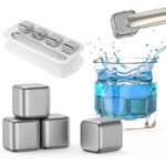 Pierres de glaçons réutilisables en acier inoxydable pour votre boisson - مكعبات الثلج للتبريد لمدة طويلة