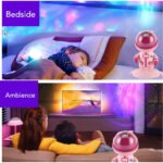 ⁦Projecteur Galaxie et Haut Parleur BT RVB pour chambre d'enfants - جهاز عرض نجوم ومكبر صوت⁩ - الصورة ⁦2⁩