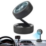 ⁦Ventilateur Pliable et Portable Forme Roue Silencieux avec 3 Vitesse - مروحة محمولة⁩ - الصورة ⁦2⁩