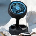 ⁦Ventilateur Pliable et Portable Forme Roue Silencieux avec 3 Vitesse - مروحة محمولة⁩ - الصورة ⁦7⁩