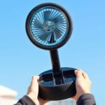 ⁦Ventilateur Pliable et Portable Forme Roue Silencieux avec 3 Vitesse - مروحة محمولة⁩ - الصورة ⁦6⁩