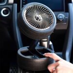 ⁦Ventilateur Pliable et Portable Forme Roue Silencieux avec 3 Vitesse - مروحة محمولة⁩ - الصورة ⁦5⁩