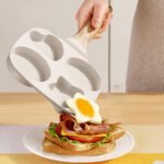 ⁦Poêle à frire épaissie Poêle à omelette antiadhésive pour œufs, crêpes, steak⁩ - الصورة ⁦3⁩