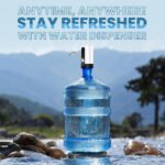 ⁦Pompe à bouteille d'eau, distributeur d'eau universel de 5 gallons rechargeable⁩ - الصورة ⁦7⁩