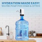 ⁦Pompe à bouteille d'eau, distributeur d'eau universel de 5 gallons rechargeable⁩ - الصورة ⁦8⁩