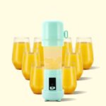 ⁦Blander Jus Portable et Pliable en Silicone avec 6 Lames 500ml⁩ - الصورة ⁦3⁩