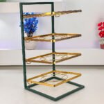 ⁦Étagère Porte Gâteaux à 4 Niveaux – رف تقديم أطباق الحلويات بـ 4 مستويات⁩ - الصورة ⁦4⁩