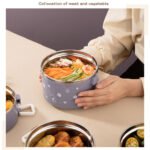 ⁦Boîte à Manger Portable en Inox 304 pratique et facile à transporter - حافظة طعام⁩ - الصورة ⁦2⁩