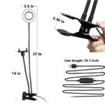 ⁦Studio Professional Live Stream Selfie Light Set - عدة التصوير الإحترافيةمع حلقة ضوئية⁩ - الصورة ⁦7⁩