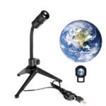 ⁦Lampe de lune projecteur veilleuse 360° lumière de projection de lune éclairage de charge USB⁩ - الصورة ⁦7⁩