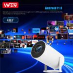 ⁦Projecteur de Jeux Intelligent a Haute Résolution avec Deux Manettes - مشغل ألعاب وجهاز عرض على الحائط⁩ - الصورة ⁦5⁩