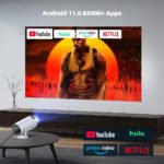 ⁦Projecteur de Jeux Intelligent a Haute Résolution avec Deux Manettes - مشغل ألعاب وجهاز عرض على الحائط⁩ - الصورة ⁦4⁩