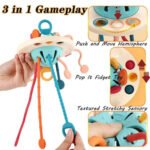 ⁦Jouets sensoriels de dentition pour bébé, activités d’apprentissage pour les tout-petits⁩ - الصورة ⁦3⁩