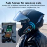 ⁦Oreillette Bluetooth pour Casque Moto avec Camera Full HD App Control - سماعات سائقي دراجة النارية مع كاميرة مدمجة⁩ - الصورة ⁦4⁩