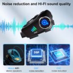 ⁦Oreillette Bluetooth pour Casque Moto avec Camera Full HD App Control - سماعات سائقي دراجة النارية مع كاميرة مدمجة⁩ - الصورة ⁦2⁩