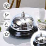 ⁦Mini Sonnette d'Appel en Métal Antirouille pour Bureau – جرس نداء معدني صغير مقاوم للصدأ للمكتب⁩ - الصورة ⁦3⁩