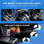 ⁦Plateau et Porte-Gobelet avec Support Téléphone pour Voiture - حامل مأكولات ومشروبات مع موضع للهاتف⁩ - الصورة ⁦6⁩