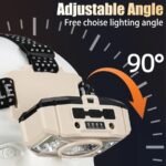 ⁦Lampe frontale LED COB à induction Rechargeable par USB 5 Modes - مصباح رأس قابل للشحن⁩ - الصورة ⁦4⁩