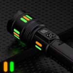 ⁦Lampe de Poche LED à Zoom Télescopique avec Bandes Fluorescentes - مصباح يدوي مع زووم تلسكوبي⁩ - الصورة ⁦5⁩