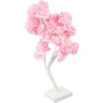 ⁦Lampe de Table fleur avec LED – مصباح طاولة زهور مزود⁩ - الصورة ⁦3⁩