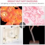 ⁦Lampe de Table fleur avec LED – مصباح طاولة زهور مزود⁩ - الصورة ⁦7⁩
