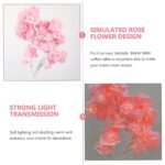 ⁦Lampe de Table fleur avec LED – مصباح طاولة زهور مزود⁩ - الصورة ⁦6⁩